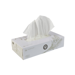 Emerald Ecovations Tree-Free Compostable 2-Ply Facial Tissue Flat Box