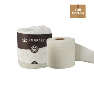 Emerald Ecovations Tree-Free Fiber Compostable 2-Ply Individual Toilet Paper Rolls