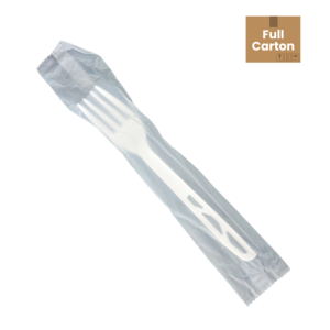 Emerald Ecovations Plastic-Free Compostable Wrapped Disposable Forks