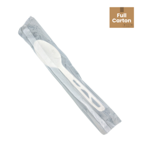 Emerald Ecovations Plastic-Free Compostable Wrapped Disposable Spoons