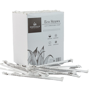 Emerald Compostable Drinking Straws