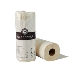 Emerald Ecovations Tree-Free Compostable 2-Ply Paper Towels